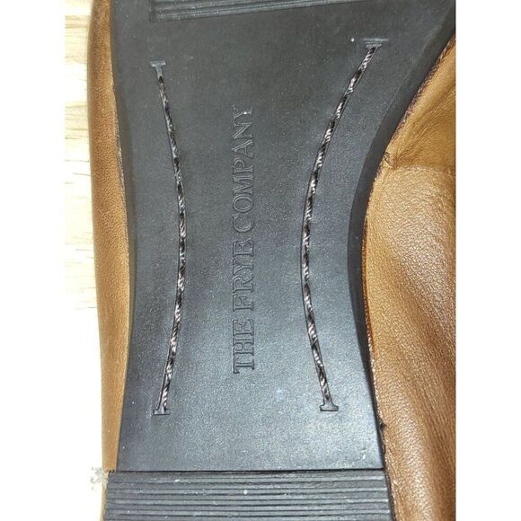 Frye Company Regina Ballet Flats Women Sz 6 M Brown Leather Designer - Picture 8 of 9